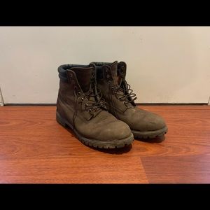 11.5 Dark Brown Waterproof Timberland boots